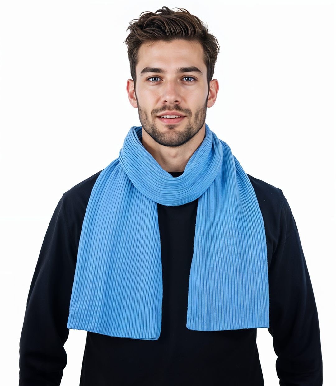 Scottish Cashmere Ribbed Scarves - TCG London