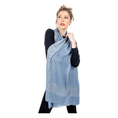 Luxury Pashmina Stole With Crystals