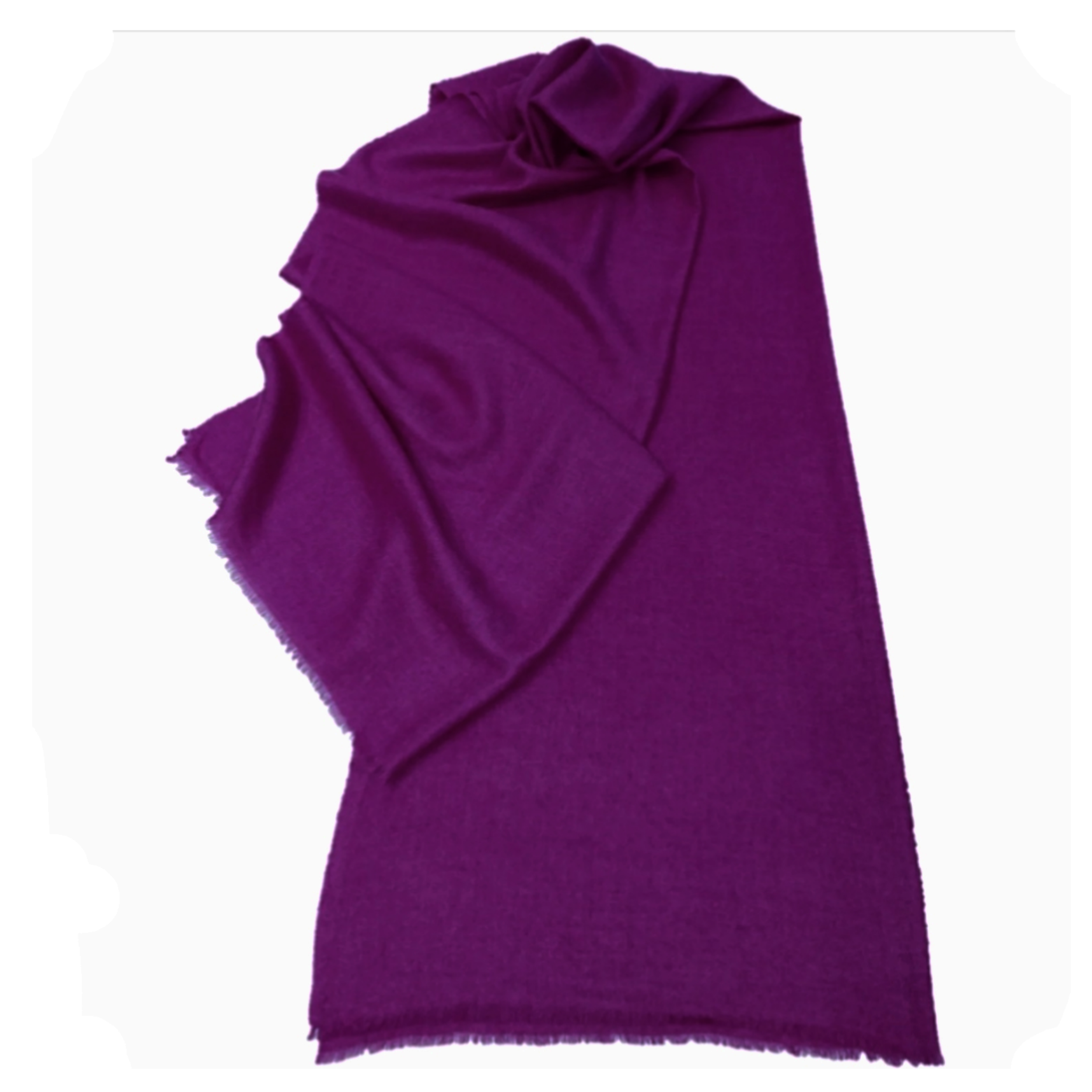 Purple  pashmina wool shawl