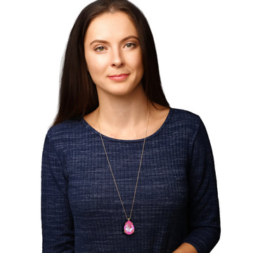 Large Swarovski Crystals Teardrop Pendant - TCG London