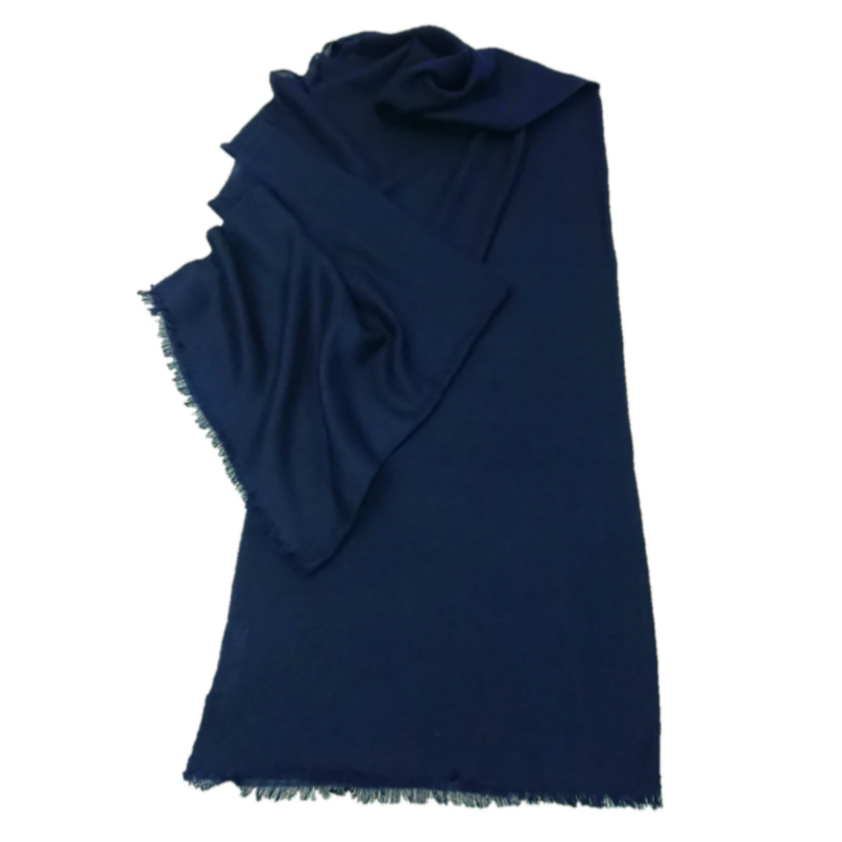 Navy  pashmina wool shawl