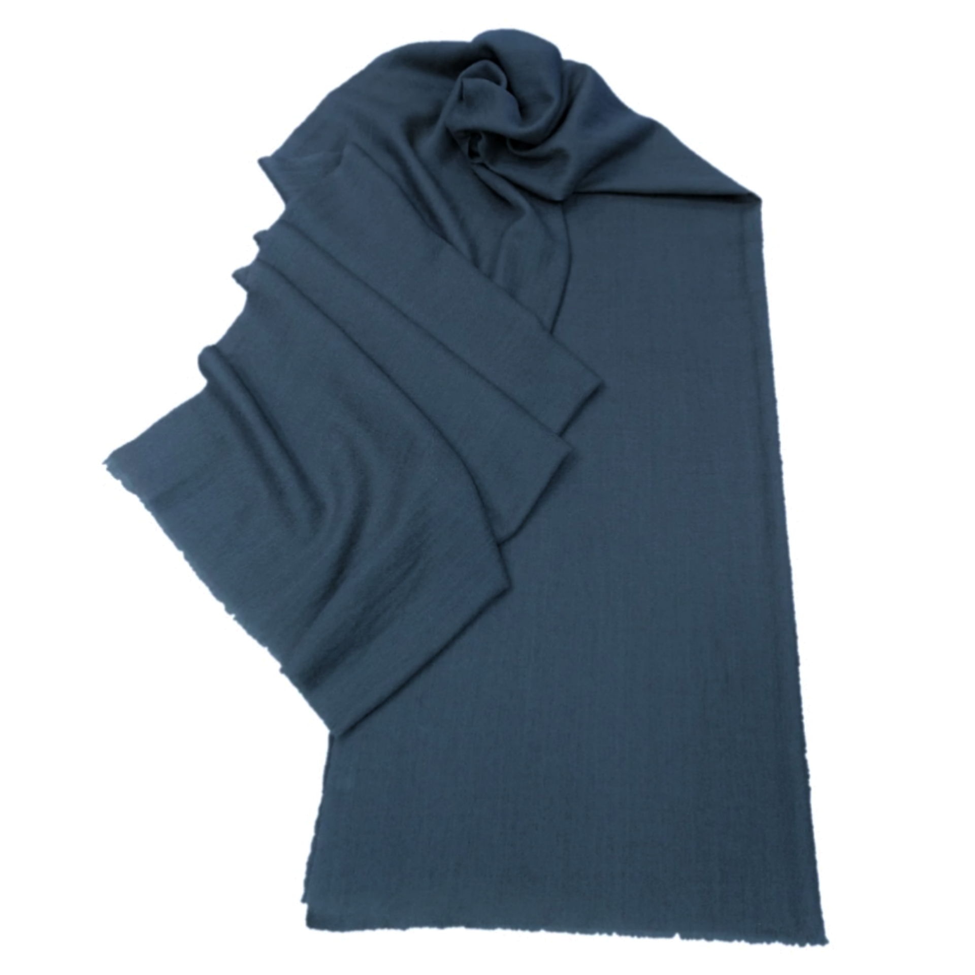 dark blue pashmina wool shawl