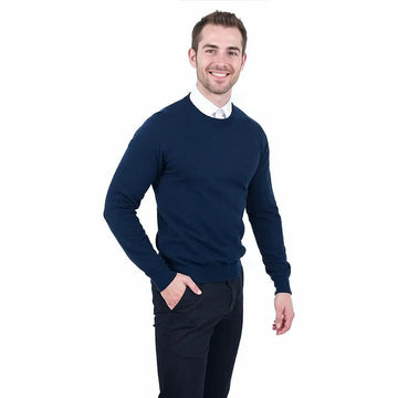 Classic Fit Round Neck Cashmere Jumper