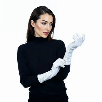 Silver Grey Light Gloves