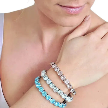 Timeless Crystal Stretch Bracelets for Effortless Styling