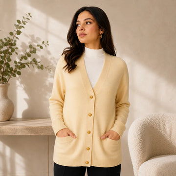 Cashmere Long Cardigan: A Comfortable Layer for Every Wardrobe