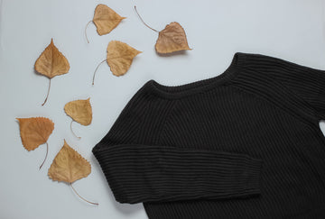 black cashmere sweater