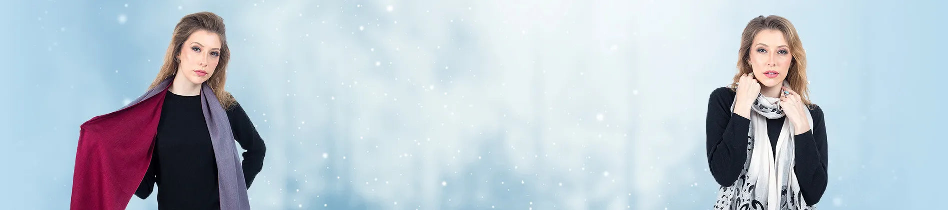 Silver Pashmina Shawl And Scarf Collection