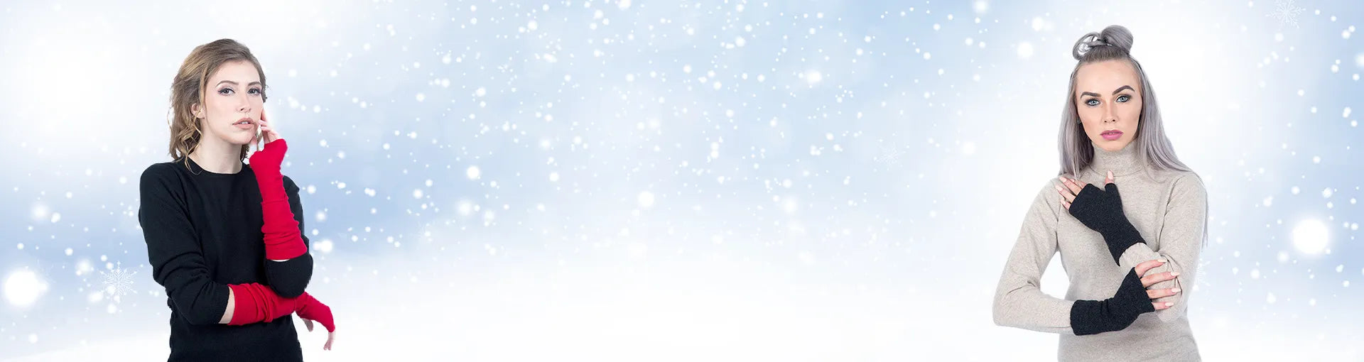 Cashmere Women's Fingerless Gloves