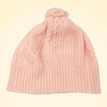 Scottish Cashmere PomPom Cable Beanie - TCG London