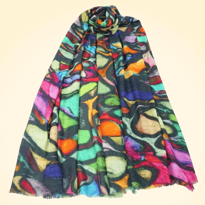 Large Pashmina Printed Stole - TCG London