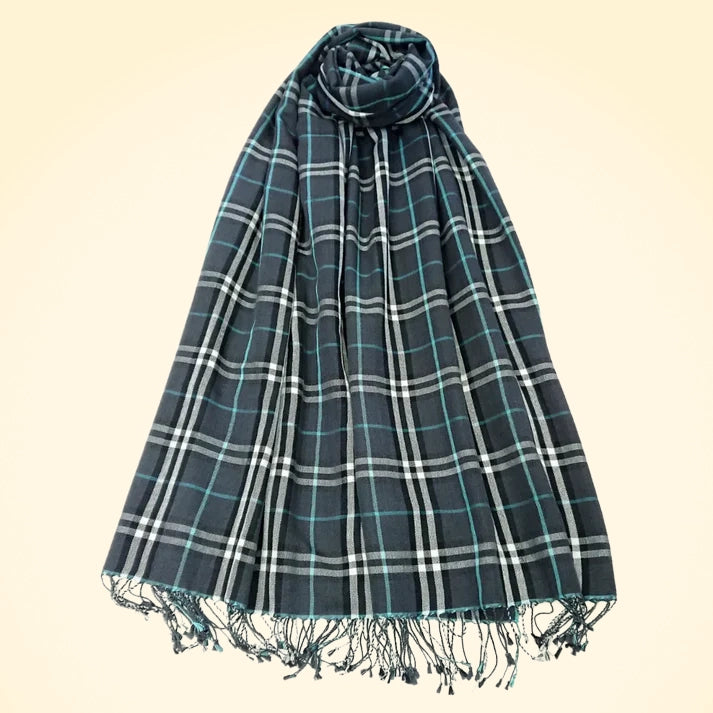 Grey Thomson Large Pashmina Scarf - TCG London