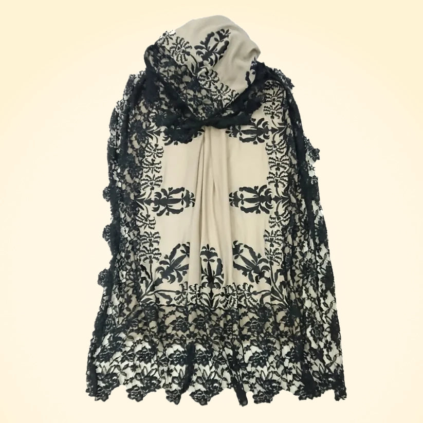 Embroidered Pashmina Cashmere Shawl - TCG London