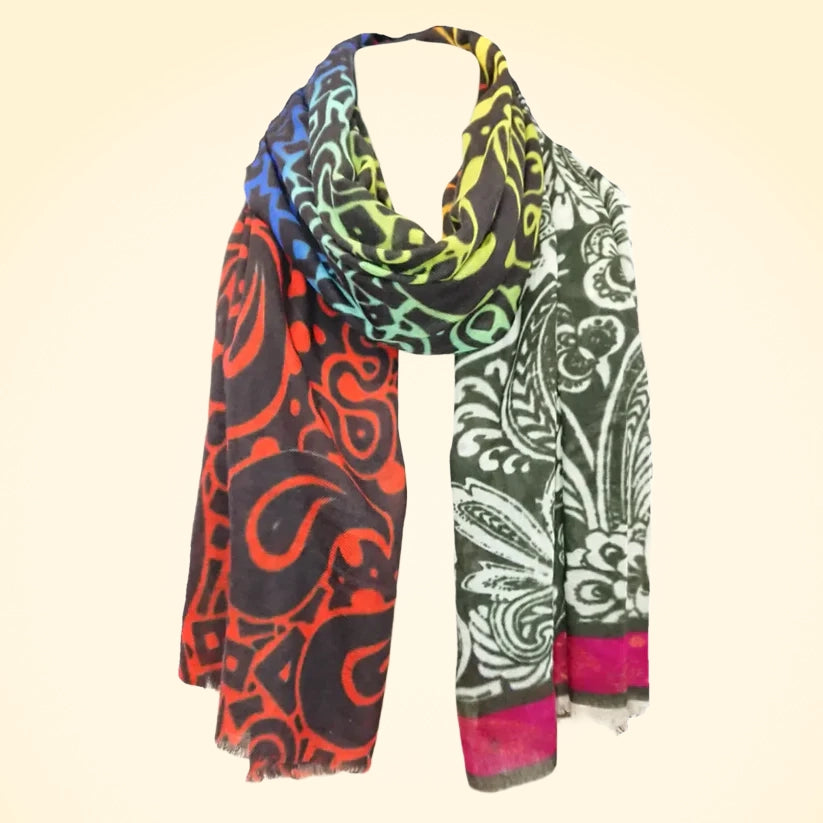 Large Pashmina Printed Stole - TCG London
