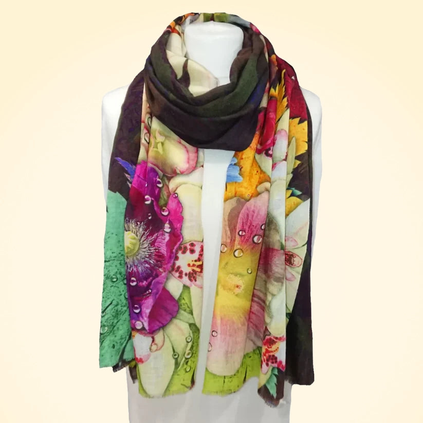 Large Pashmina Printed Stole - TCG London