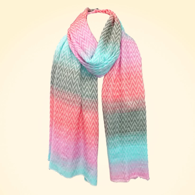 Large Fine Pashmina Stole with Patterned Design - TCG London