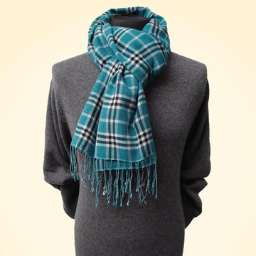 Green Thomson Large Pashmina Scarf - TCG London