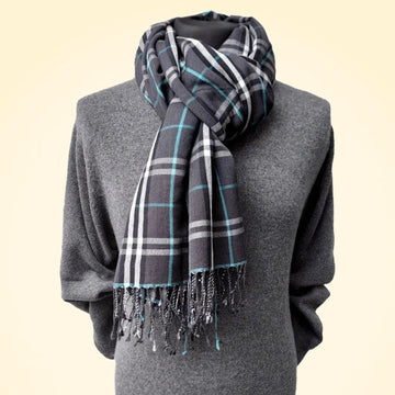 Grey Thomson Large Pashmina Scarf - TCG London