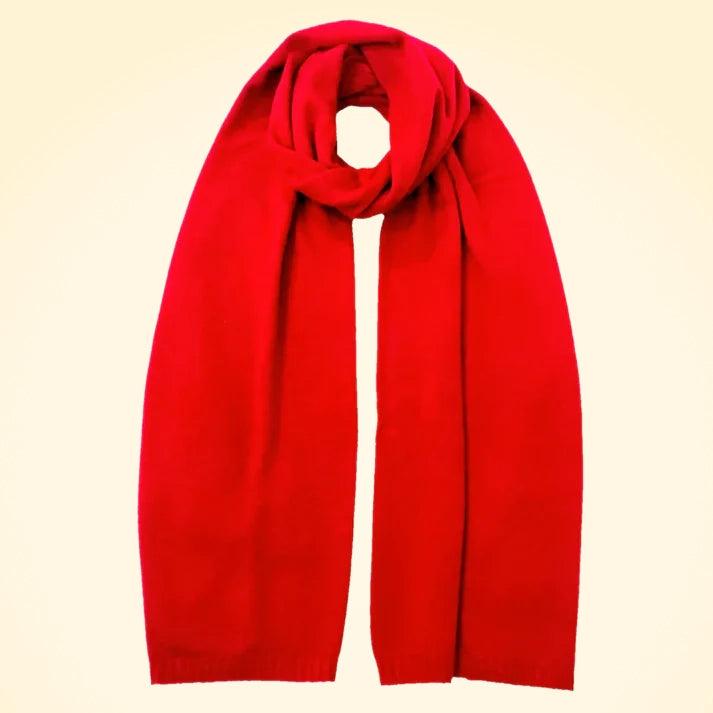 Large Lambswool and Silk Knitted Scarves - TCG London