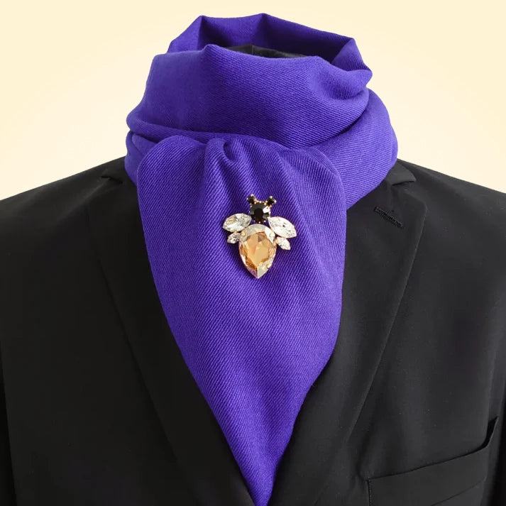 Swarovski Crystals Large Bee Lapel Brooch - TCG London