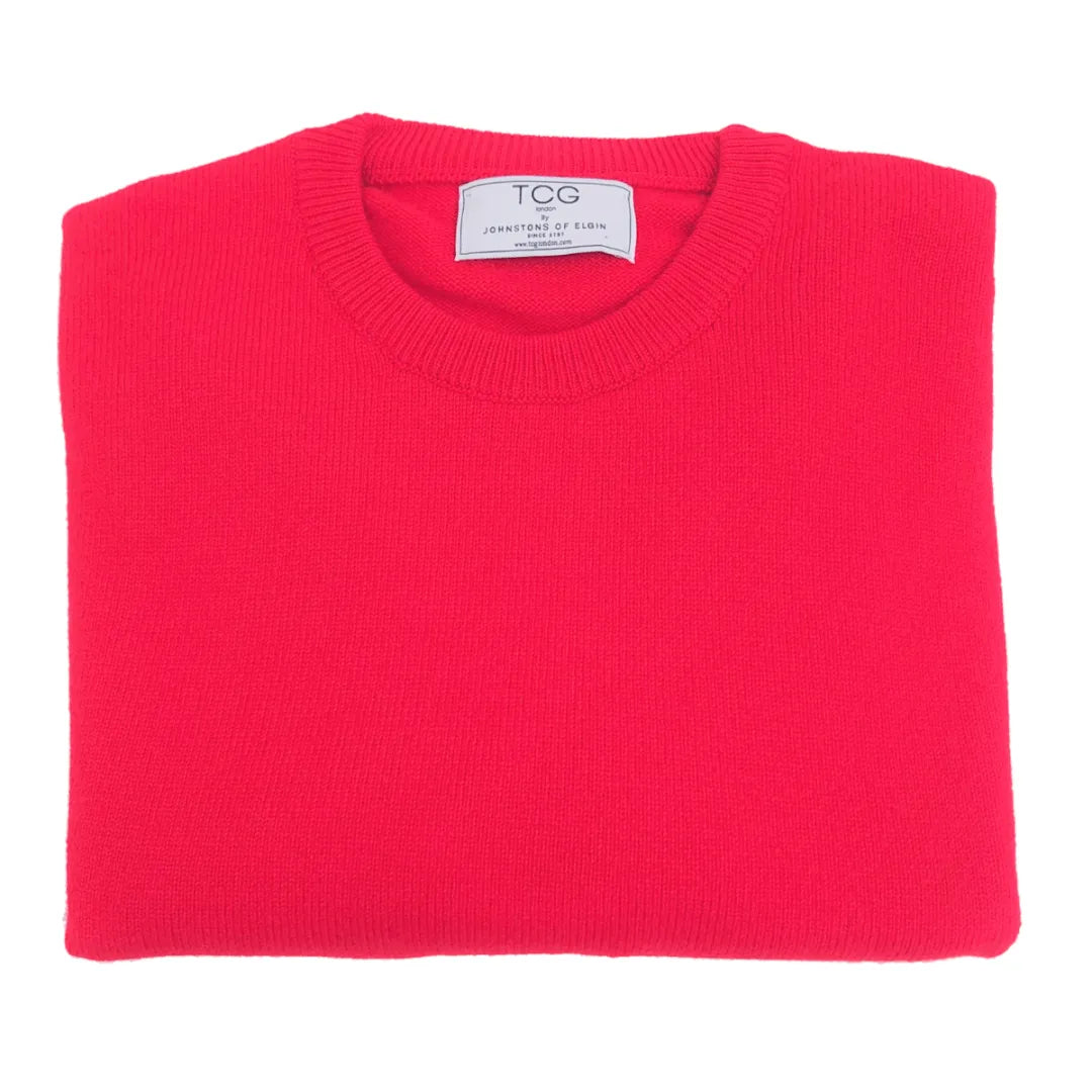 Relaxed Fit Cashmere Round Neck Jumper - TCG London
