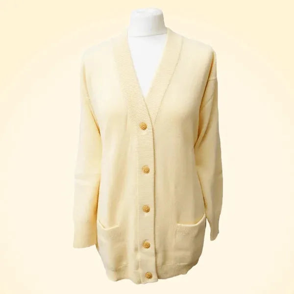 Loose Fit Cashmere Long Cardigan - TCG London