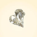 Swarovski Crystals Heart Lapel Brooch - TCG London