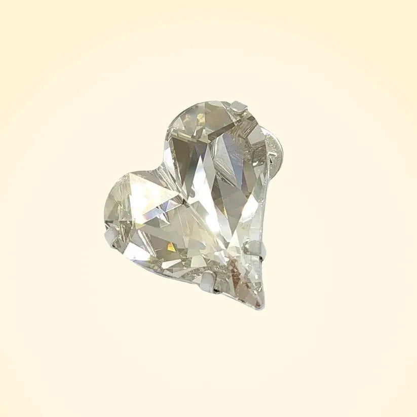 Swarovski Crystals Heart Brooch - TCG London