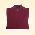 Classic Fit Zip Neck Cashmere Jumper - TCG London