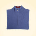 Classic Fit Zip Neck Cashmere Jumper - TCG London
