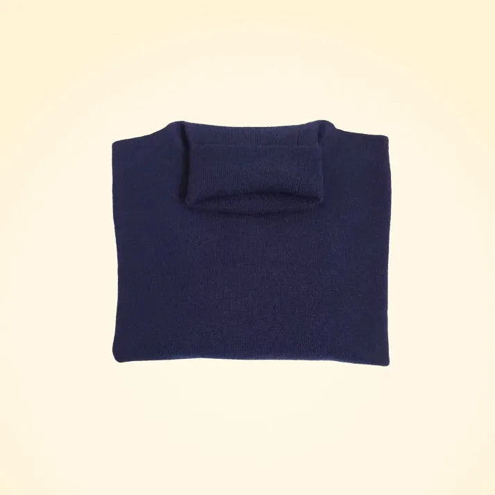 Classic Fit Roll Neck Cashmere Jumper - TCG London
