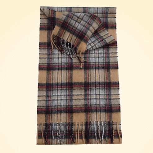 Scottish Cashmere Check Scarves - TCG London