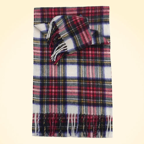Scottish Cashmere Check Scarves - TCG London