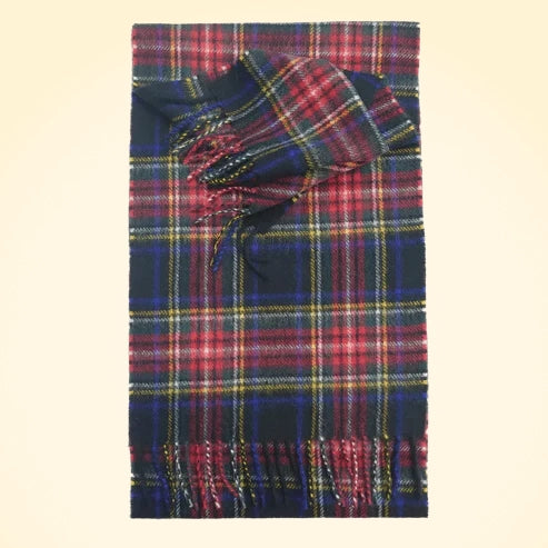 Scottish Cashmere Check Scarves - TCG London