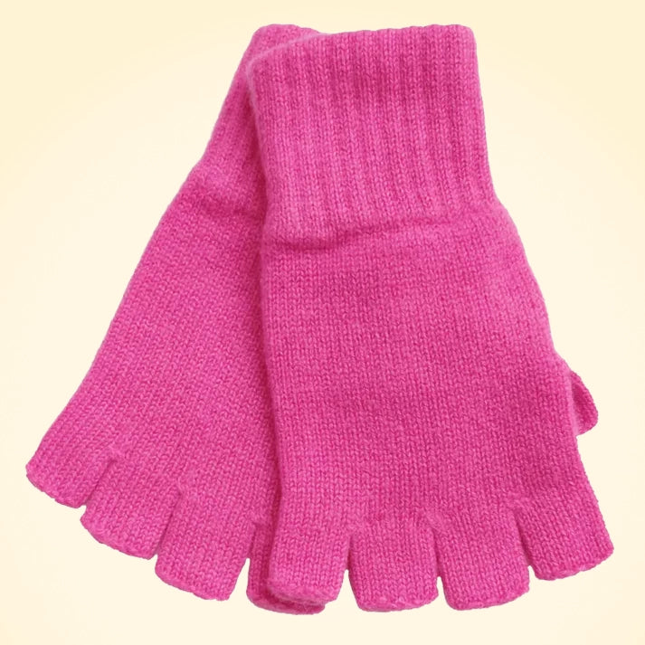 Scottish Cashmere Fingerless Gloves - TCG London