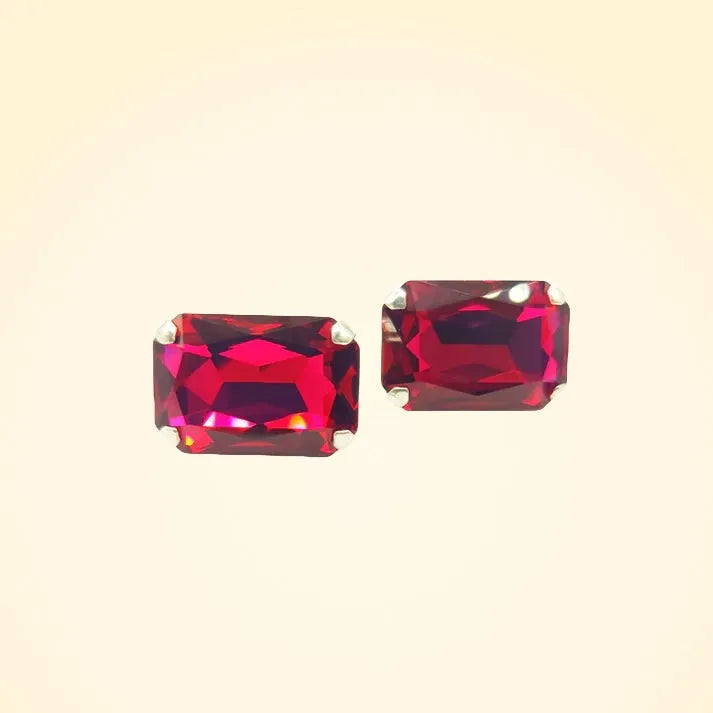 Swarovski Crystals Large Baguette Cufflinks - TCG London