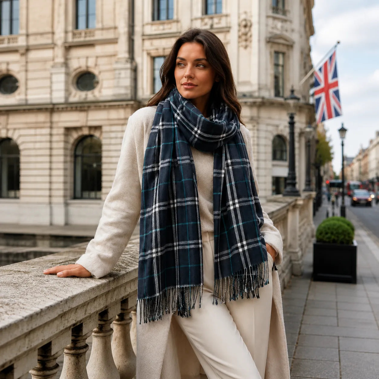 Grey Thomson Pashmina Shawl - TCG London