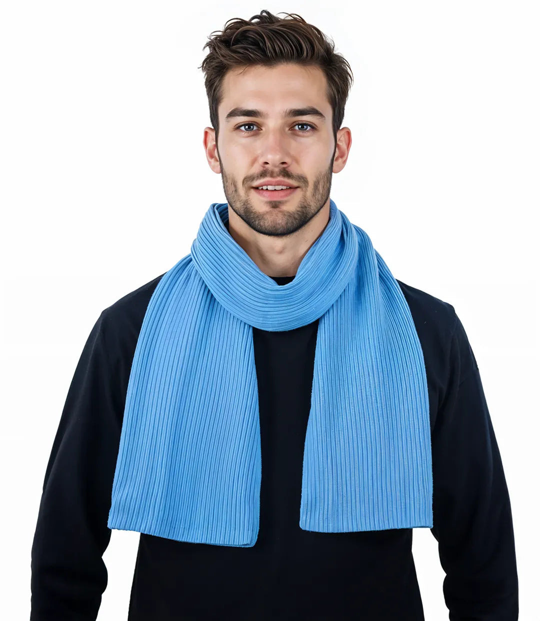 Scottish Cashmere Ribbed Scarves - TCG London