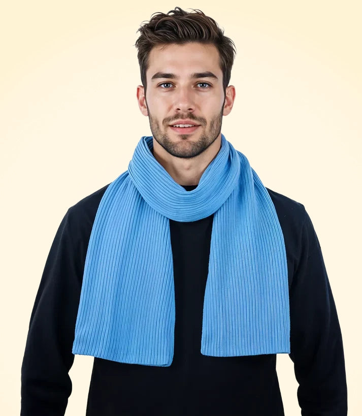Scottish Cashmere Ribbed Scarves - TCG London