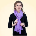Large Lambswool and Silk Knitted Scarves - TCG London