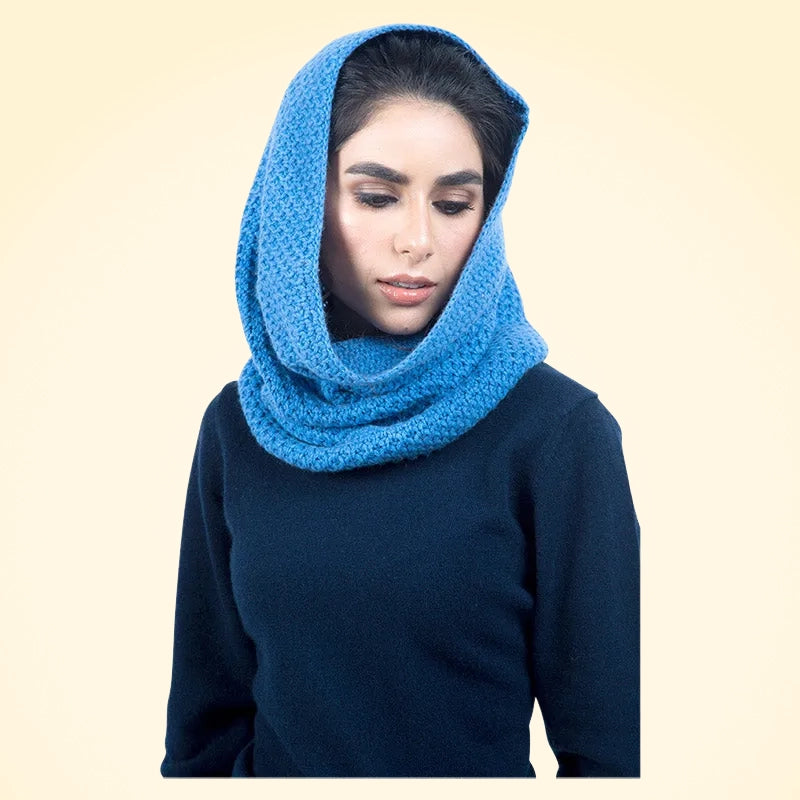 Scottish Cashmere Textured Snood - TCG London