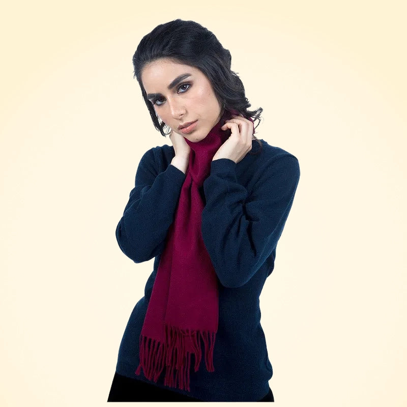 Plain Scottish Cashmere Scarves - TCG London