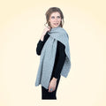 Scottish Cashmere Pointelle Knit Scarf - TCG London