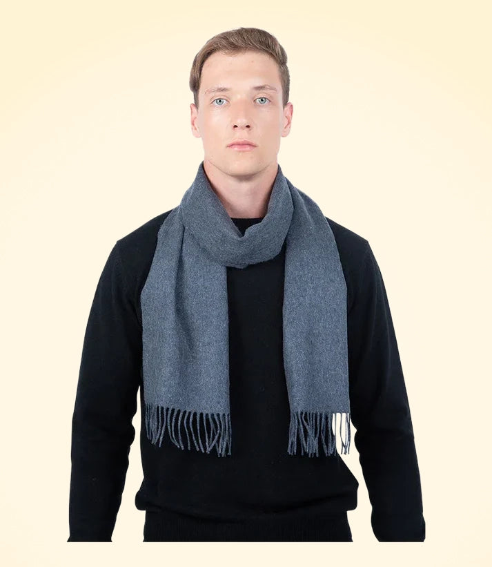 Plain Scottish Cashmere Scarves - TCG London