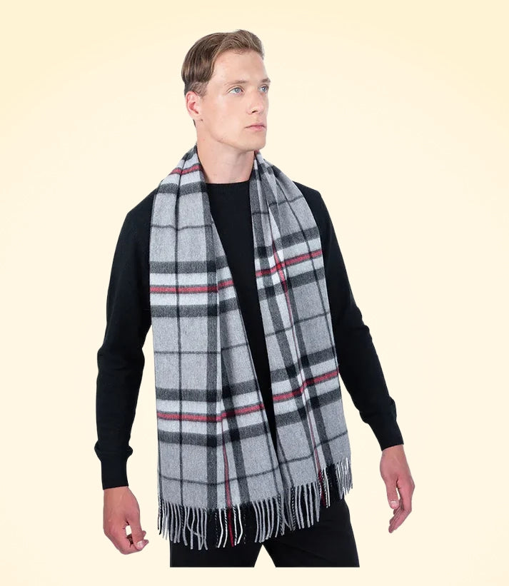 Large Pure Lambswool Scarves - TCG London