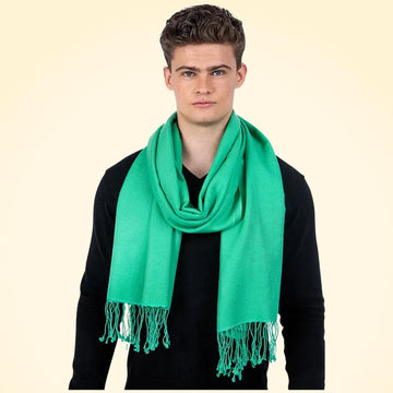 Large Cashmere and Silk Pashmina Scarf - TCG London