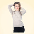 Classic Fit Round Neck Cashmere Jumper - TCG London