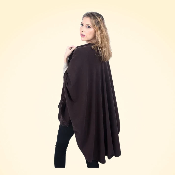 Scottish Cashmere Knitted Cape - TCG London