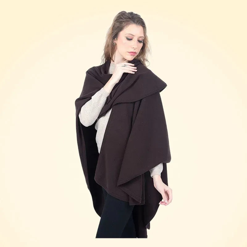 Scottish Cashmere Knitted Cape - TCG London