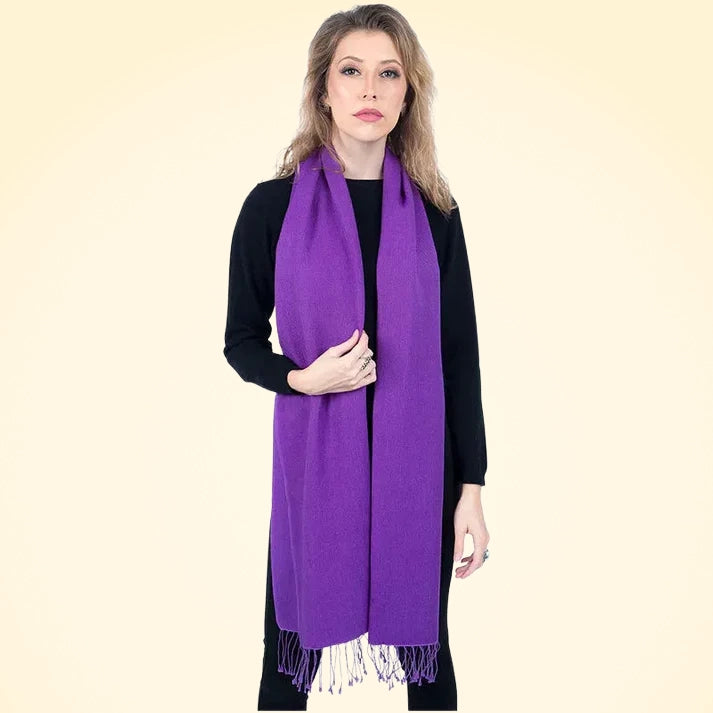 Cashmere and Silk Pashmina Scarf - TCG London